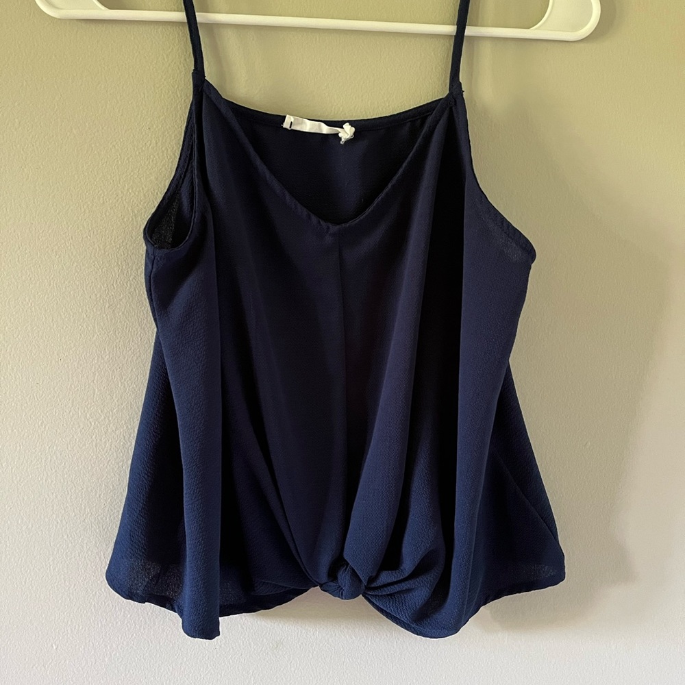 Navy blue tank top